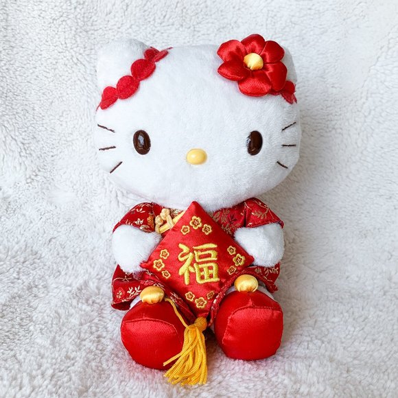 chinese new year hello kitty plush